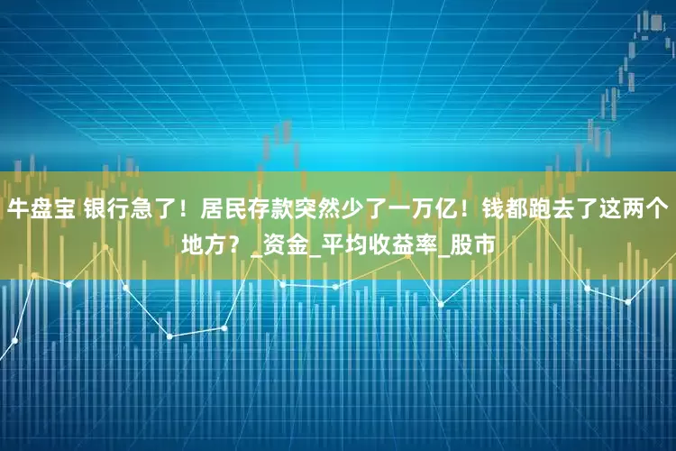 牛盘宝 银行急了！居民存款突然少了一万亿！钱都跑去了这两个地方？_资金_平均收益率_股市