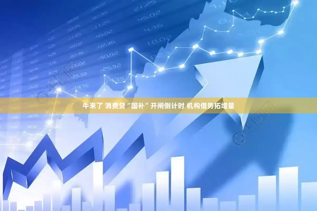 牛来了 消费贷“国补”开闸倒计时 机构借势拓增量